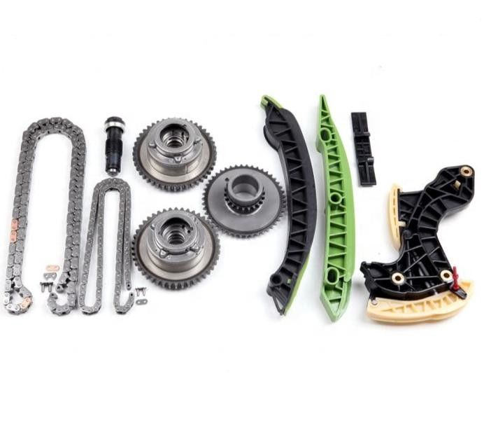 قطعات جایگزین اتوماتیک WRR M271 موتور ورودی و خروجی Camshaft تنظیم کننده زمان زنجیره کیت برای مرسدس بنز M271 موتور خودرو نوع W204 W212